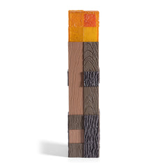 The Noble Collection Minecraft Torch wall-mount hardware enables simple hanging without extra crafting