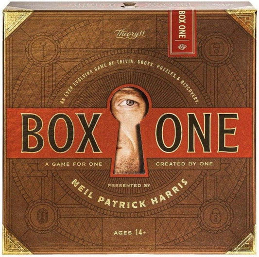 Theory11 Box ONE box cover featuring Neil Patrick Harris branding, eye-catching and collectible