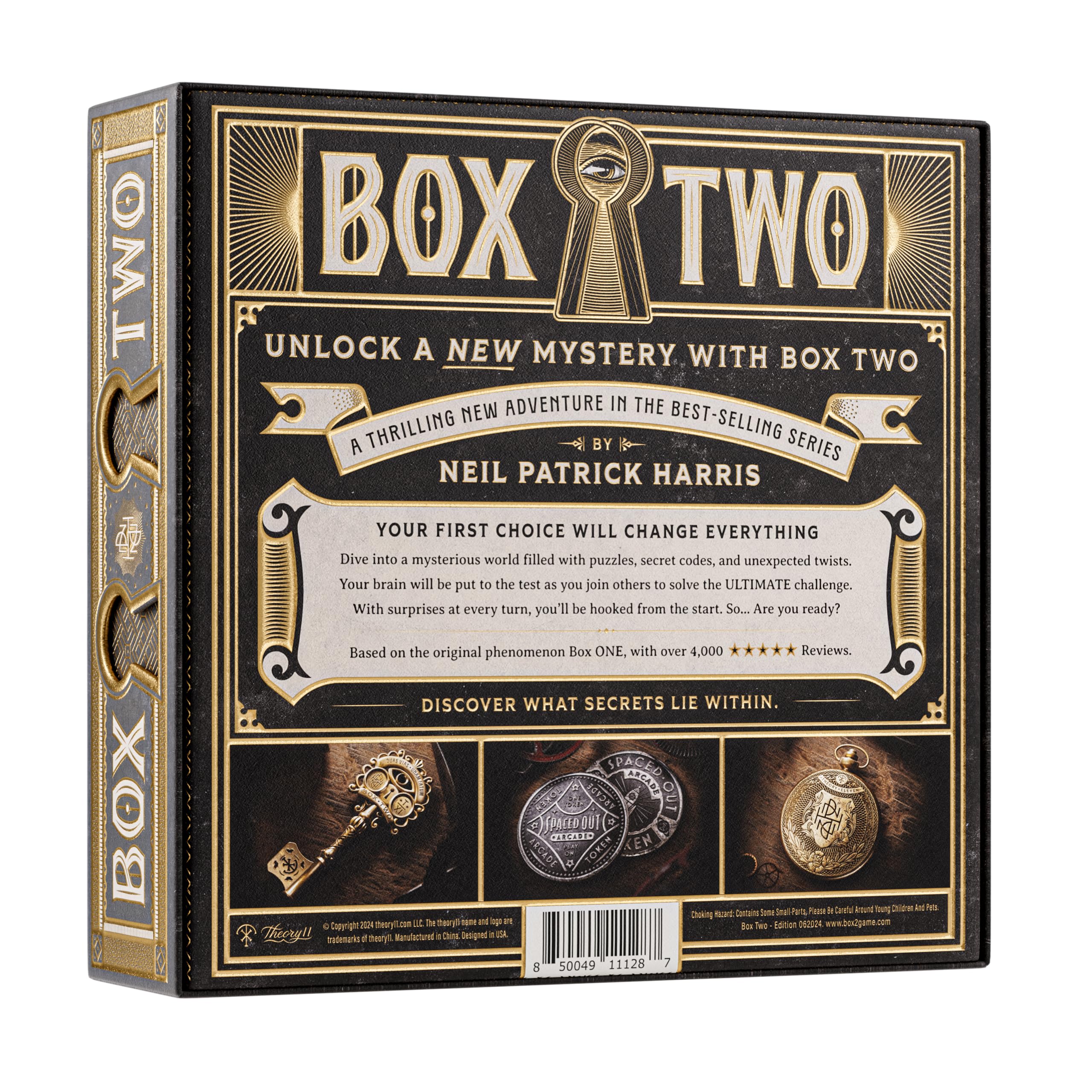 theory11 Box Two puzzle pieces showcase tactile surfaces for collaborative solving