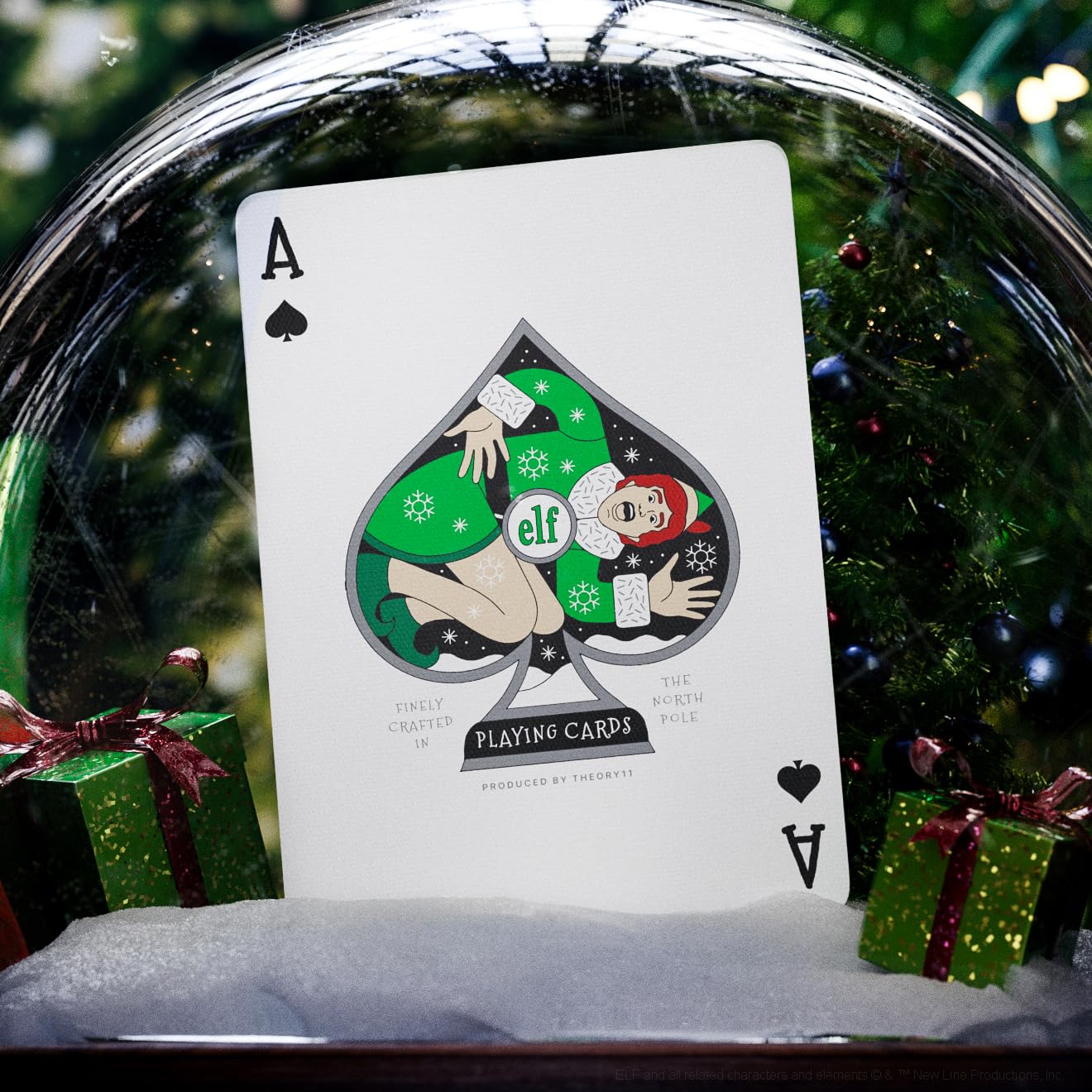theory11 Elf North Pole design, warm seasonal mood at the table