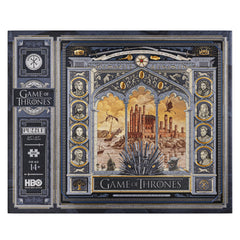 theory11 Game of Thrones premium puzzle with gold foil details adds luxury visual depth