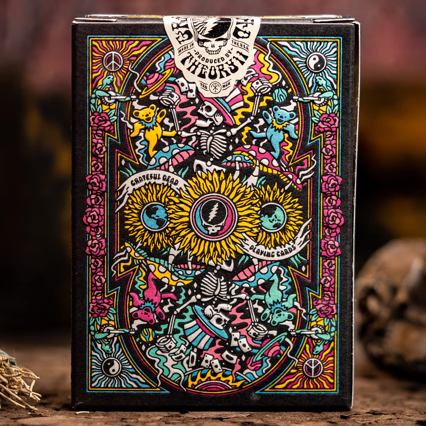 theory11 Grateful Dead aces feature full-art design with band logos for collectors