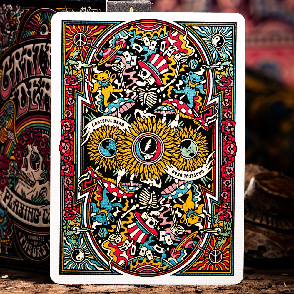 theory11 Grateful Dead suits font customization giving the deck a unique personality