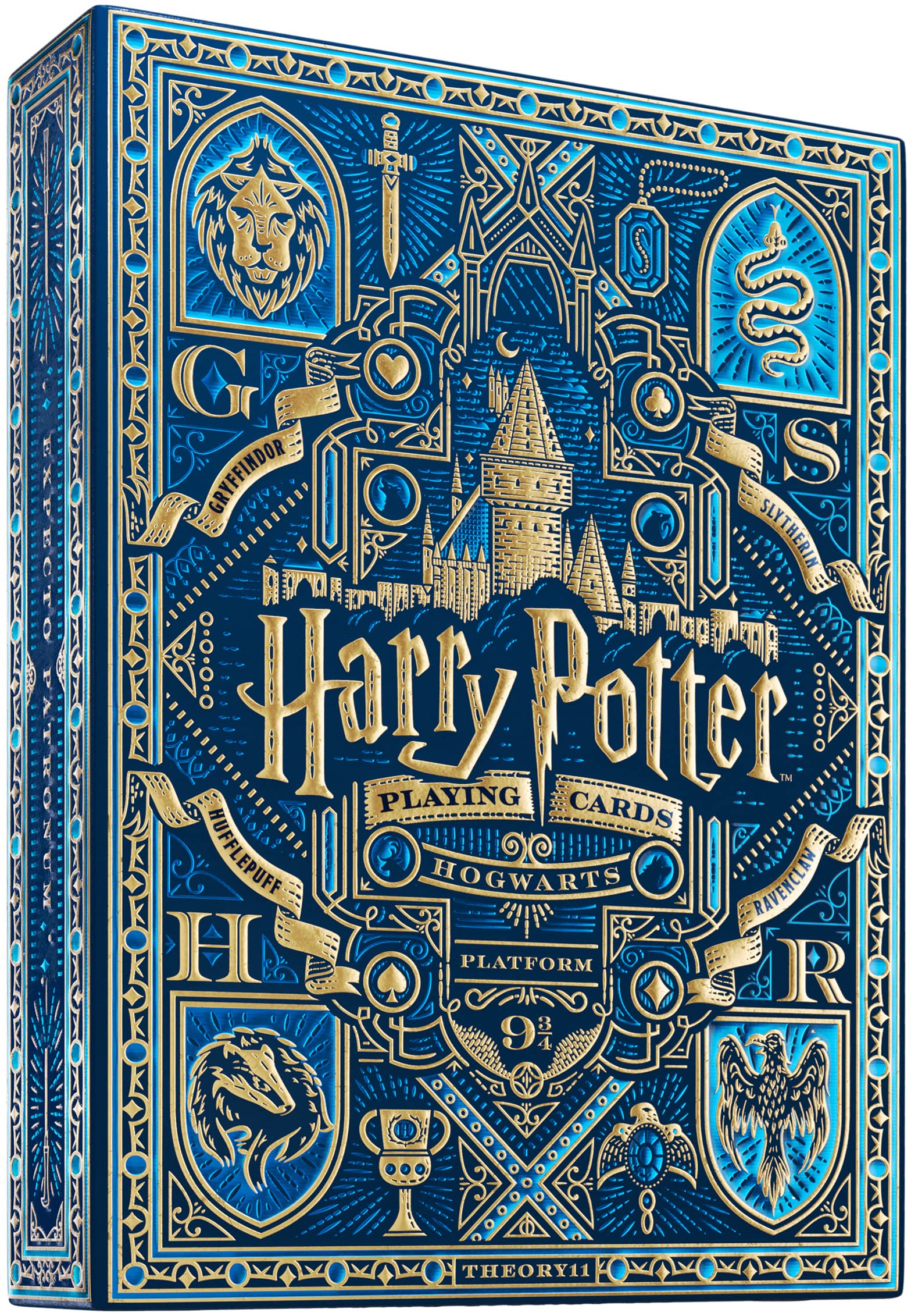 Theory11 Harry Potter Blue Ravenclaw box with luxurious foil and embossing.