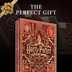 theory11 Gryffindor deck packaging display, ornate and luxurious to touch