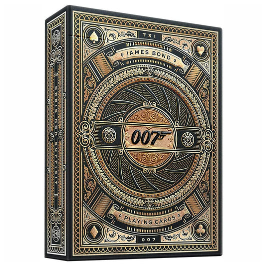 Theory11 James Bond 007 deck with gold foil box for a luxe display.