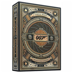 Theory11 James Bond 007 deck with gold foil box for a luxe display.
