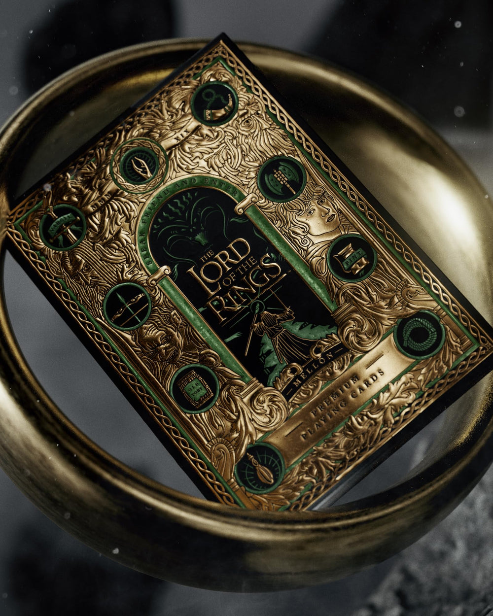 Theory11 LOTR deck, ideal for collectors and fans seeking premium presentation