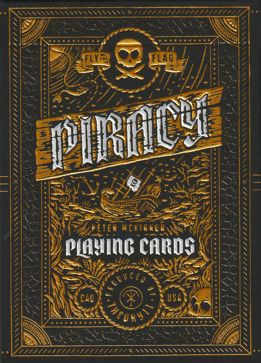 theory11 Piracy premium playing cards with dual gold and silver foil for a luxurious gaming experience
