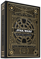 theory11 Star Wars gold foil front packaging highlights galactic design and collector appeal.