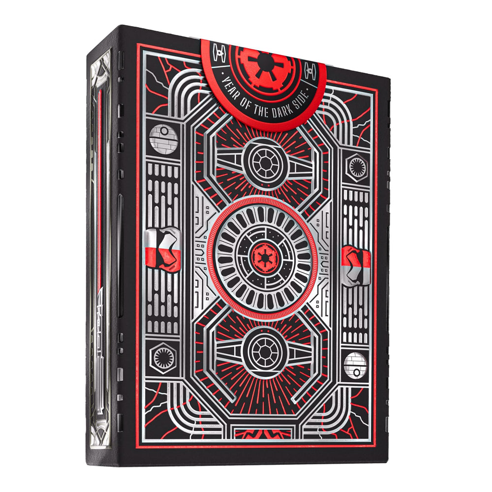 Theory11 Star Wars Year of the Dark Side pack back showing foil accents and premium finish.