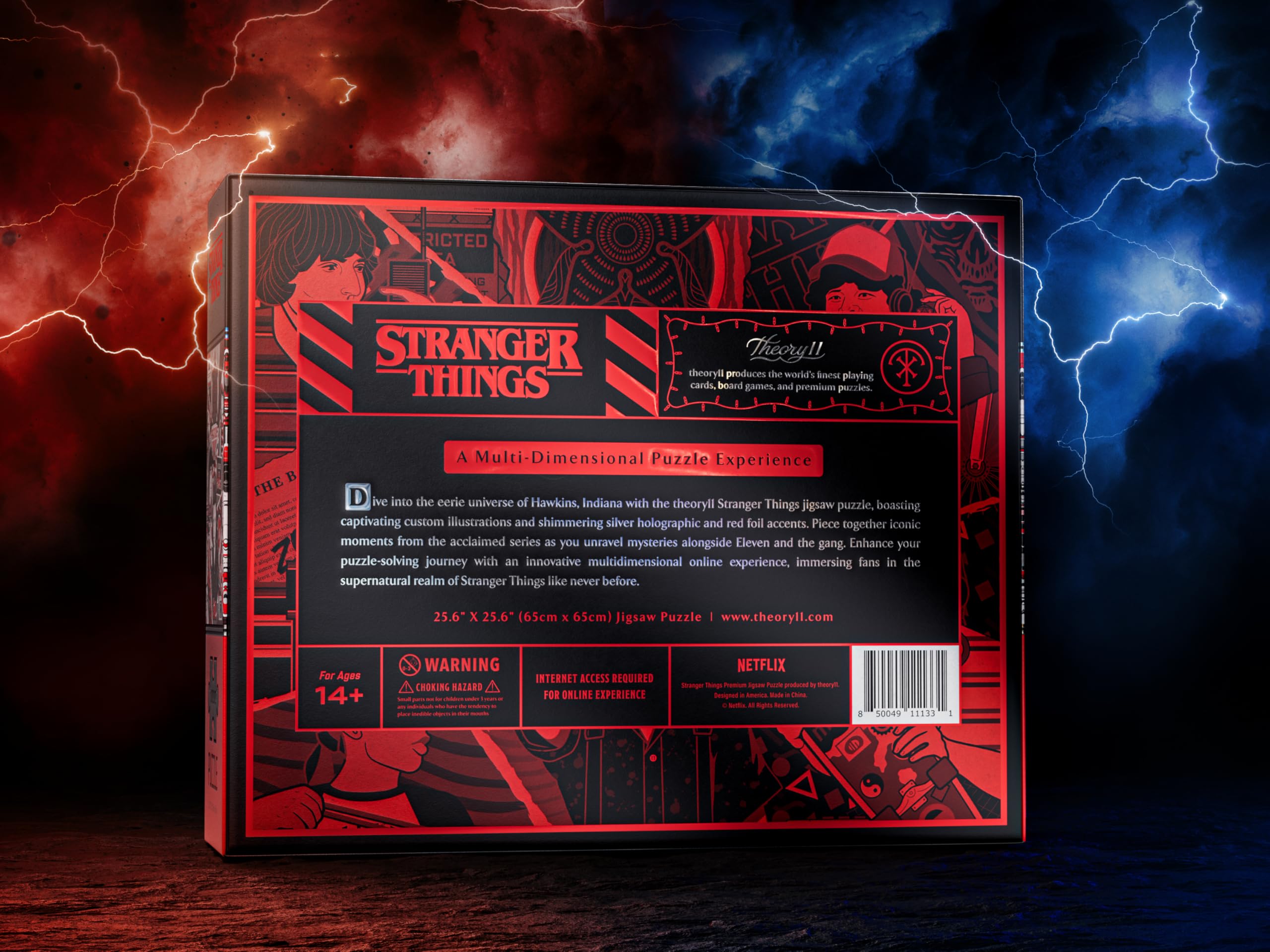 theory11 Stranger Things puzzle completed scene invites immersive Hawkins universe exploration.