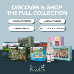 Theo's Puzzles interlocking pieces ensure secure fits throughout the build.