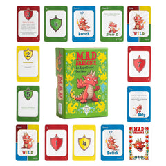Therapy Game HQ Mad Dragon 2 card set with expressive dragons for emotional awareness.