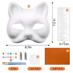TherianMask 37-pcs kit fur color assortment for texture and customization