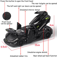 Therina Jesko rear view with lights and sound for immersive display