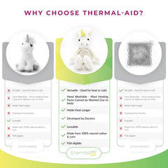Thermal-Aid Juno the Unicorn freezer scene for refreshing cold relief.