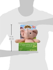 Thermal-Aid Tiny Elephant plush-texture invites gentle hugs during use.