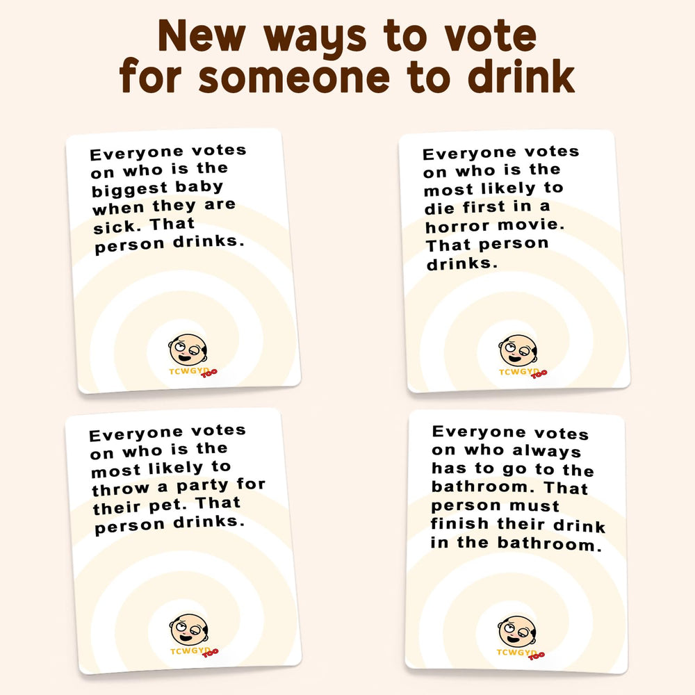 These Cards Will Get You Drunk Too expansion beverage-options allow beer, wine, or non-alcoholic choices
