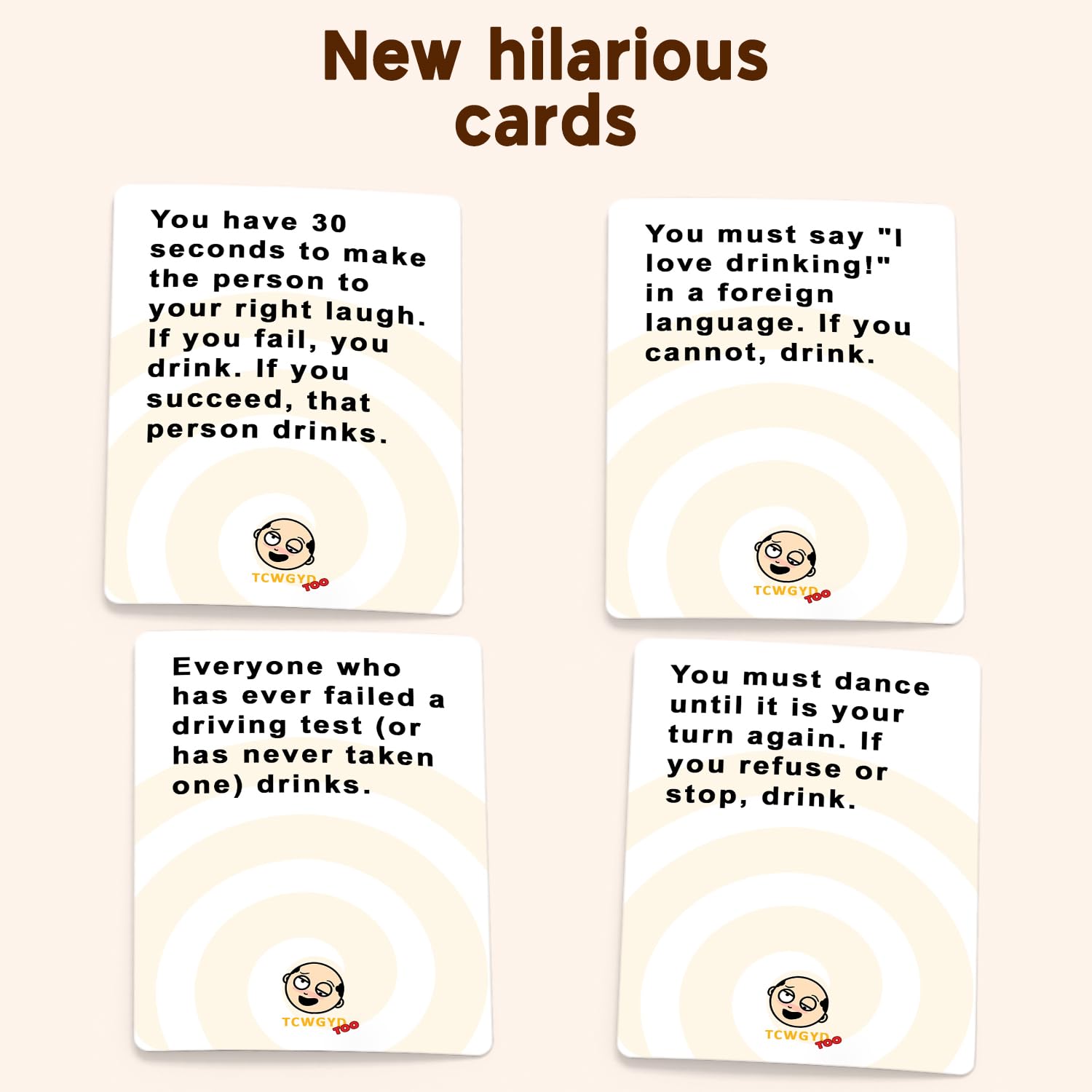 These Cards Will Get You Drunk Too expansion play-setup demonstrates quick, easy setup