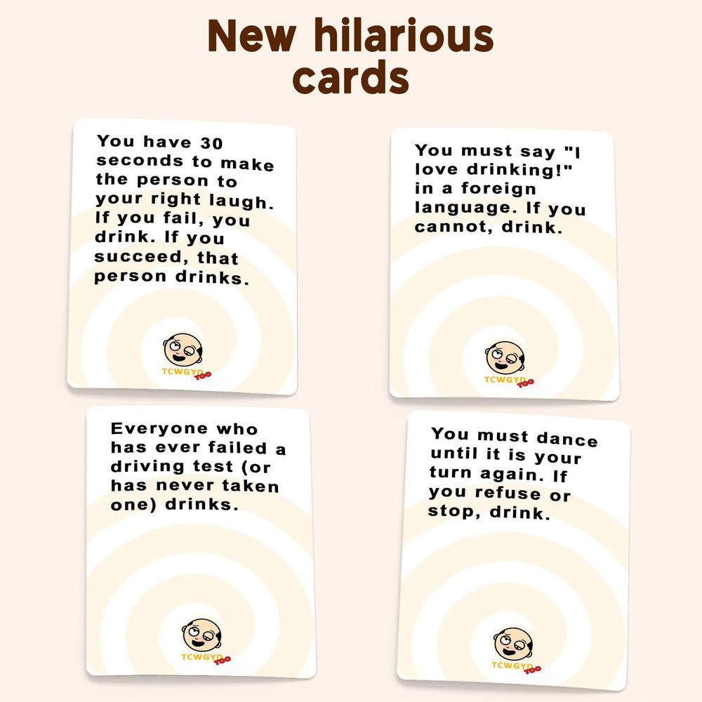 These Cards Will Get You Drunk Too expansion play-setup demonstrates quick, easy setup