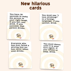 These Cards Will Get You Drunk Too expansion play-setup demonstrates quick, easy setup