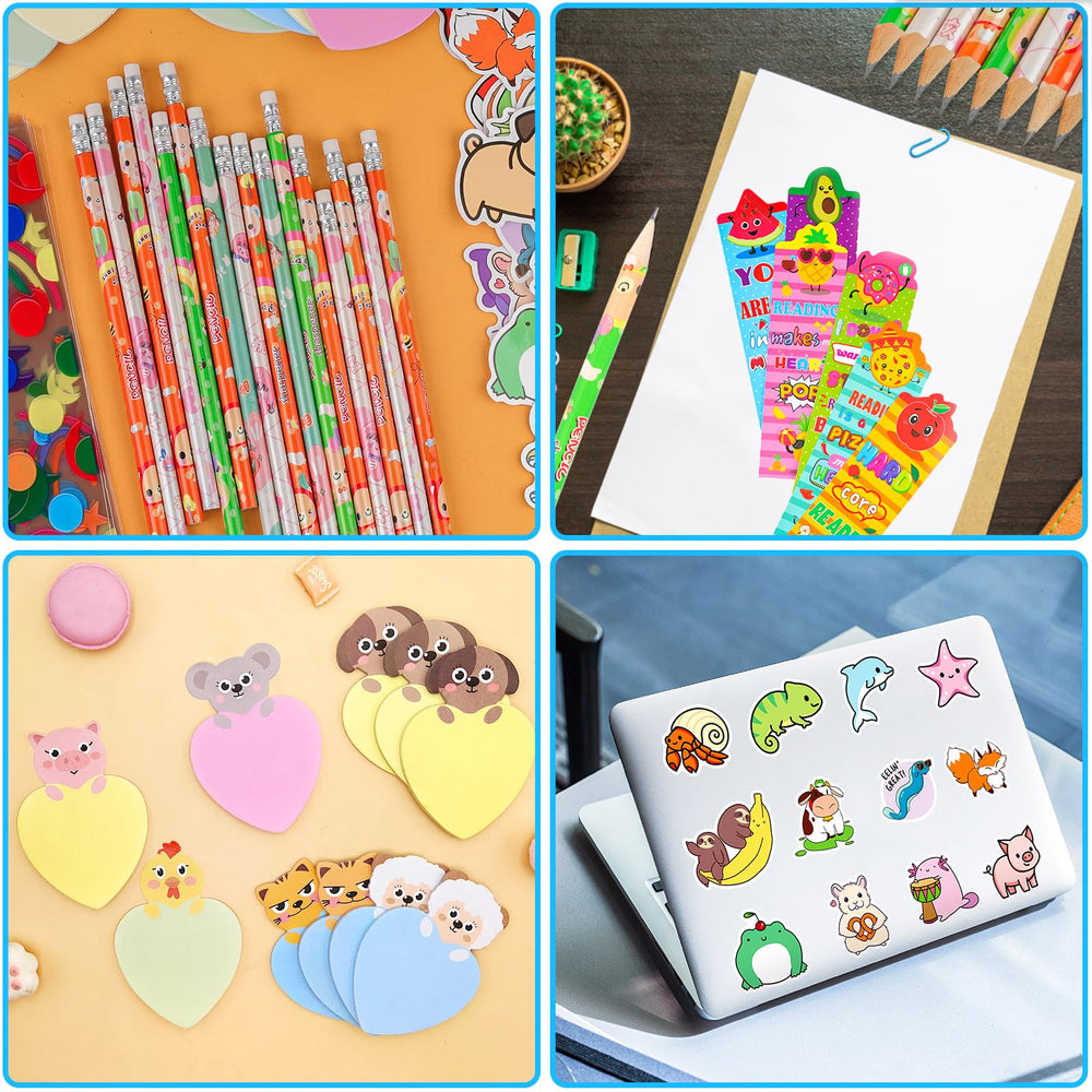 Thesixowls animal stickers personalize projects and crafts