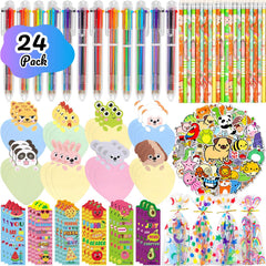 Thesixowls multicolor pens brighten a birthday goodie bag for creative play
