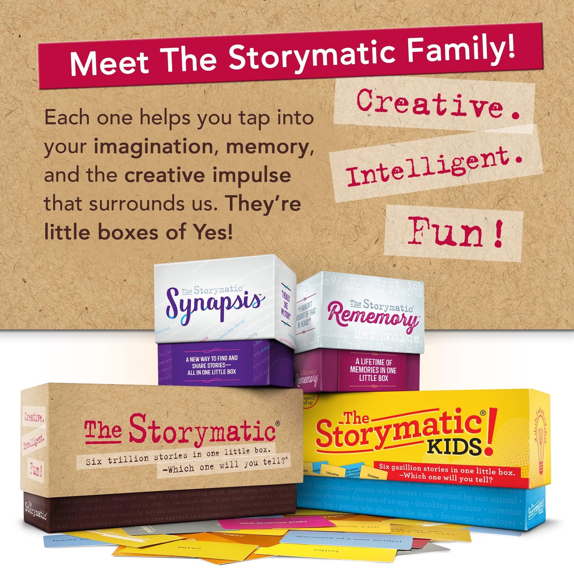 The Storymatic Classic make-in-the-usa branding and packaging