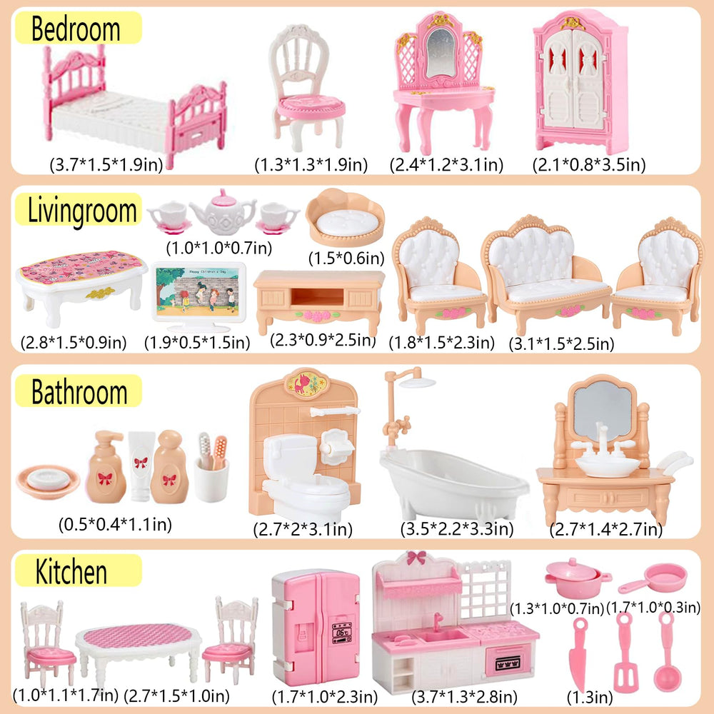 Thildani 35pcs TV and sofa set for cozy family play moments.