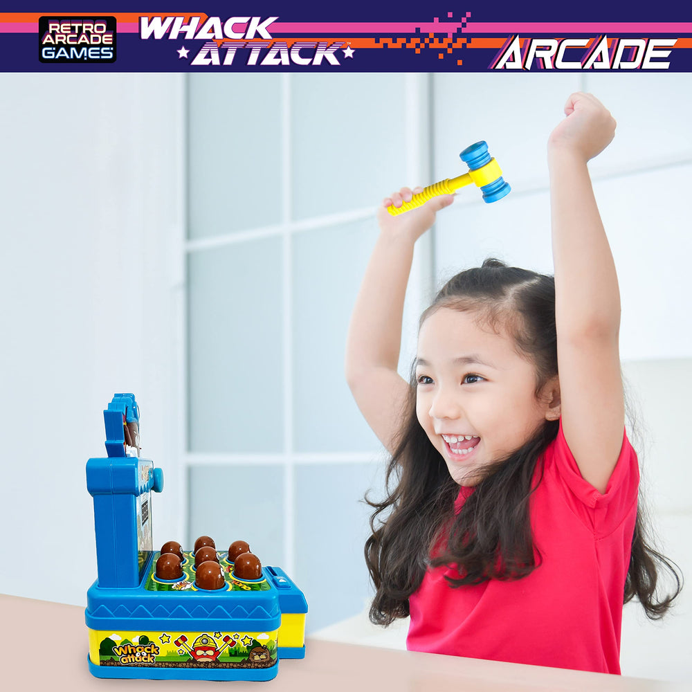 Thin Air Brands Whack Attack Arcade duel mode invites friendly family competition