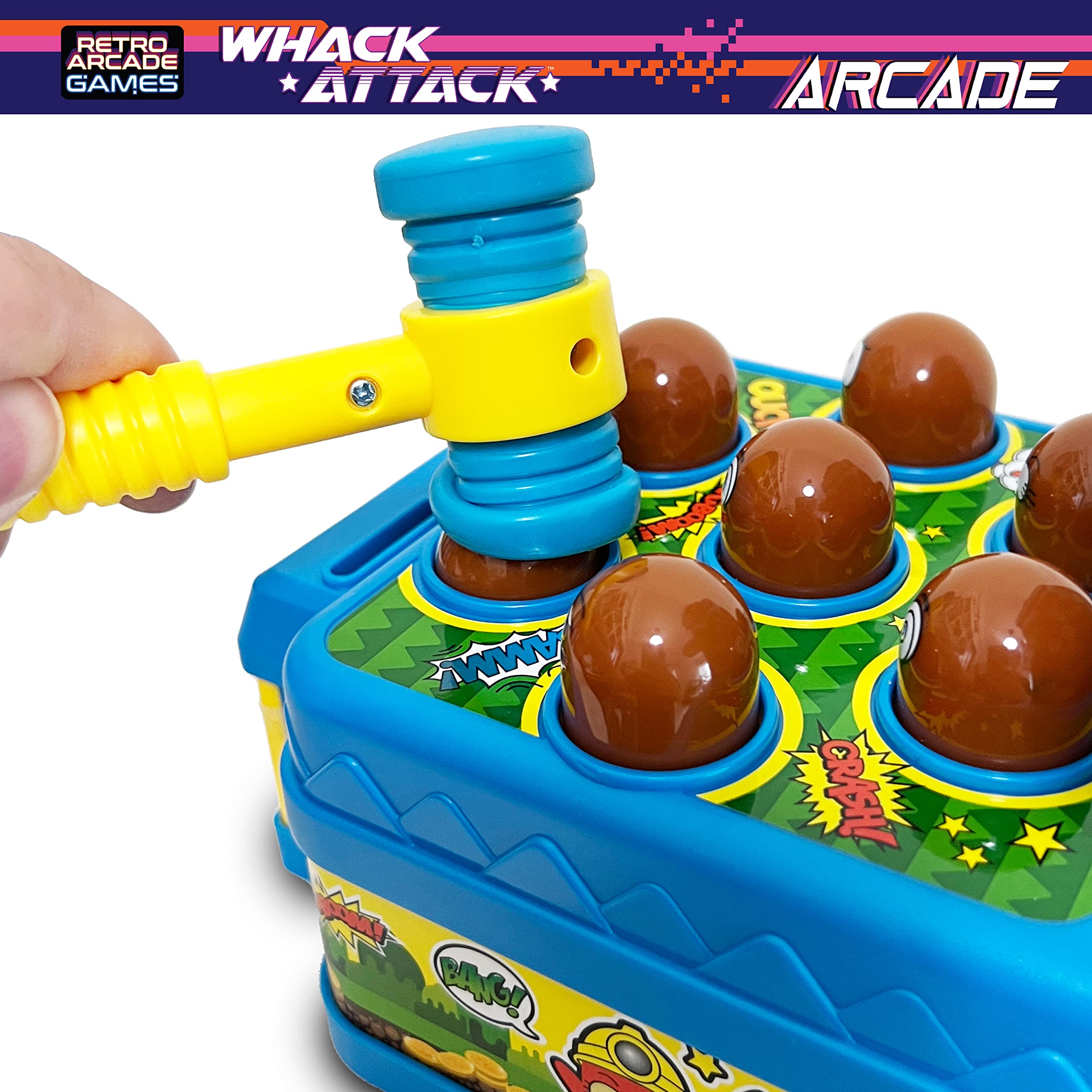 Thin Air Brands Whack Attack Arcade safe play promotes imaginative adventures