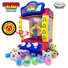 Wonder Claw prizes collection featuring nine plush animals for prize time.