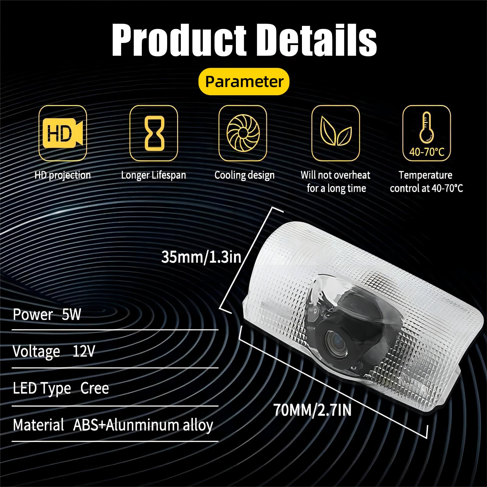 Thingrific waterproof design promotes reliable glow in weather.