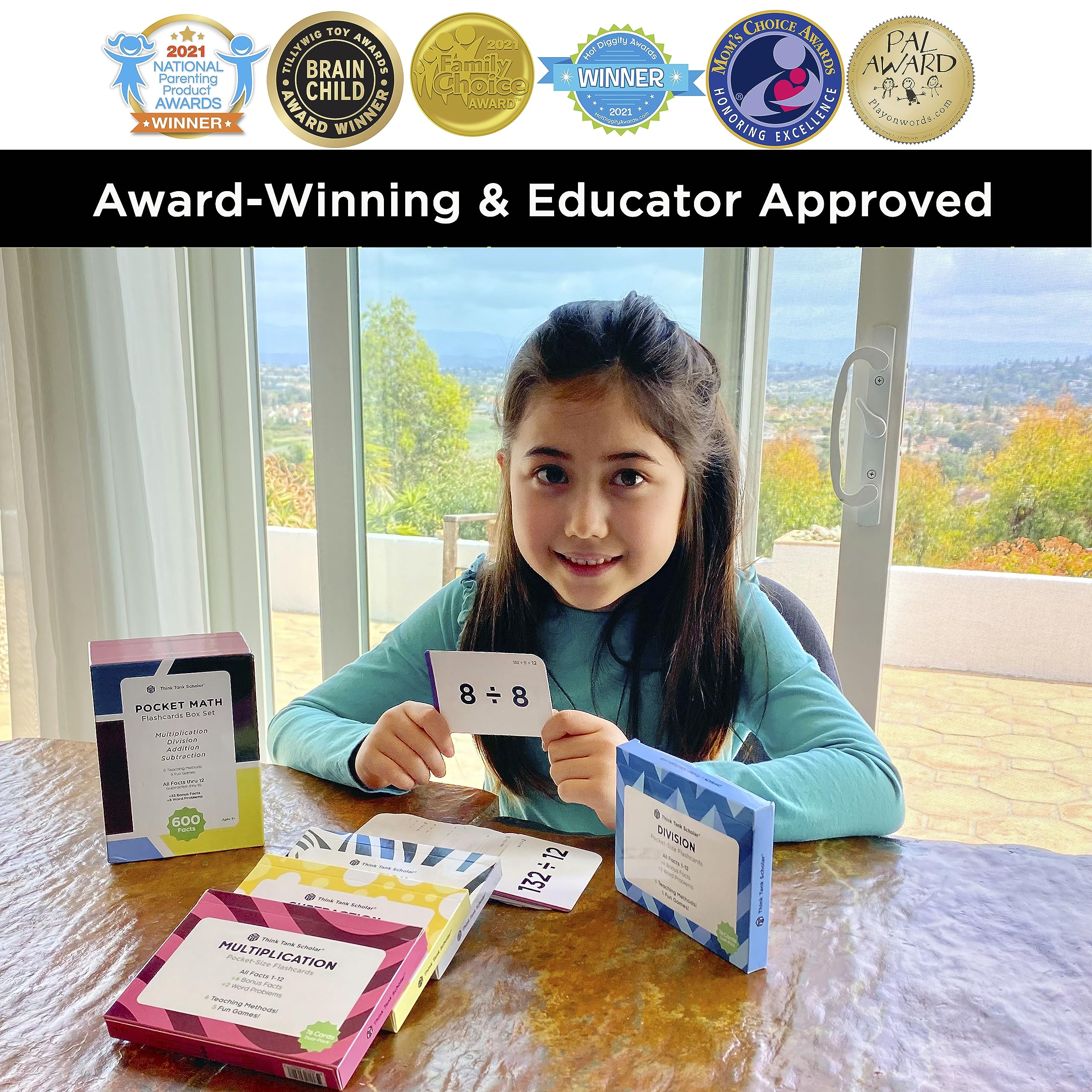 Think Tank Scholar cards with bold large print for easy reading