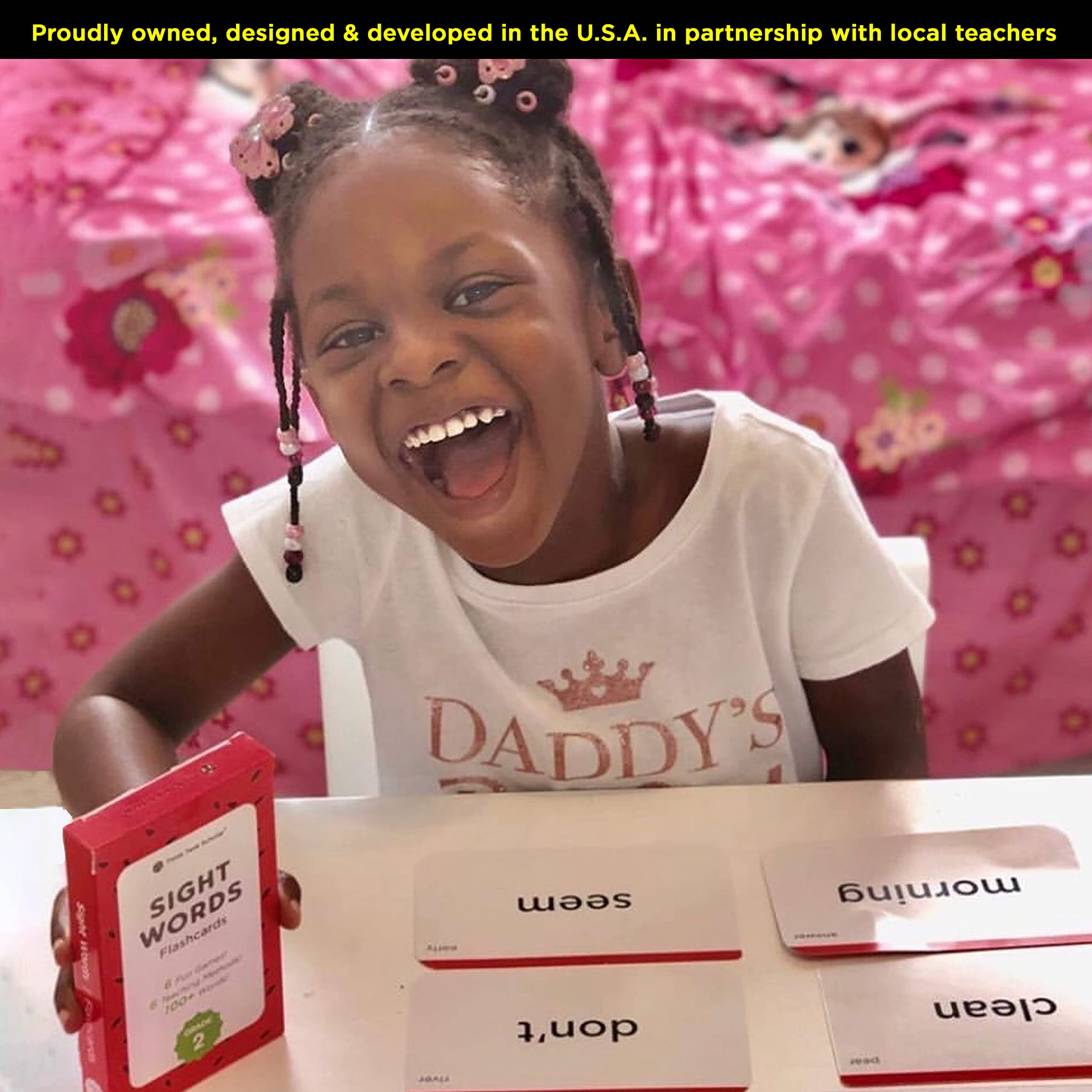 Think Tank Scholar Dolch and Fry lists cards help kids recognize common words.