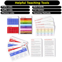 Think Tank Scholar phonics flashcards classroom-friendly for teachers and tutors