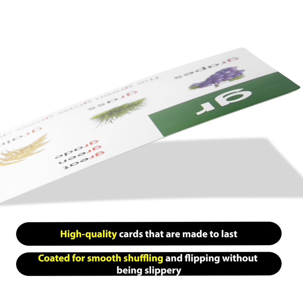Think Tank Scholar phonics flashcards color-coded list supports independent study