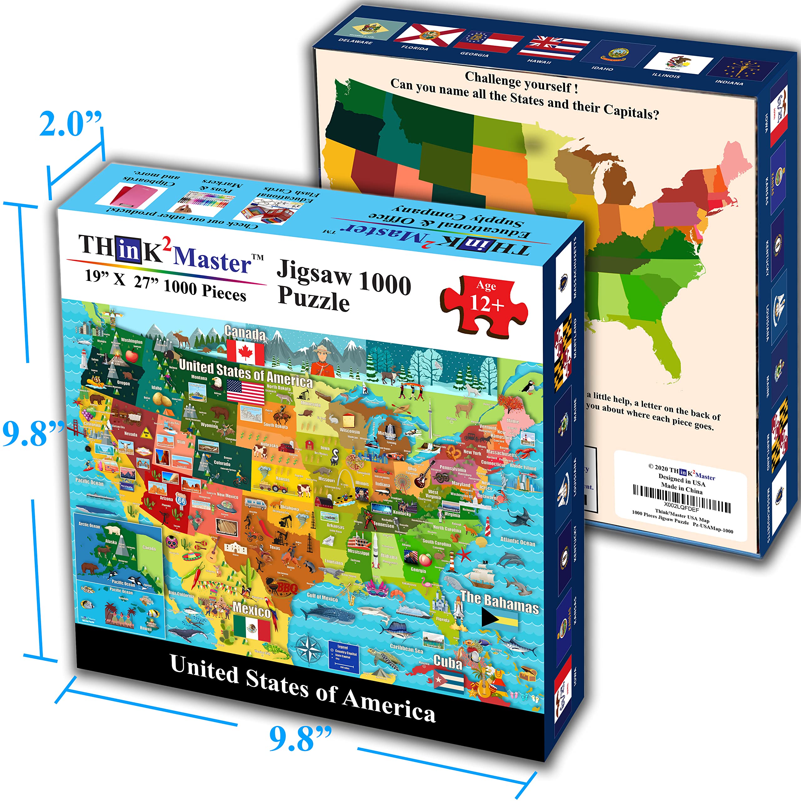Think2Master puzzle assembly in progress showing collaborative family activity.