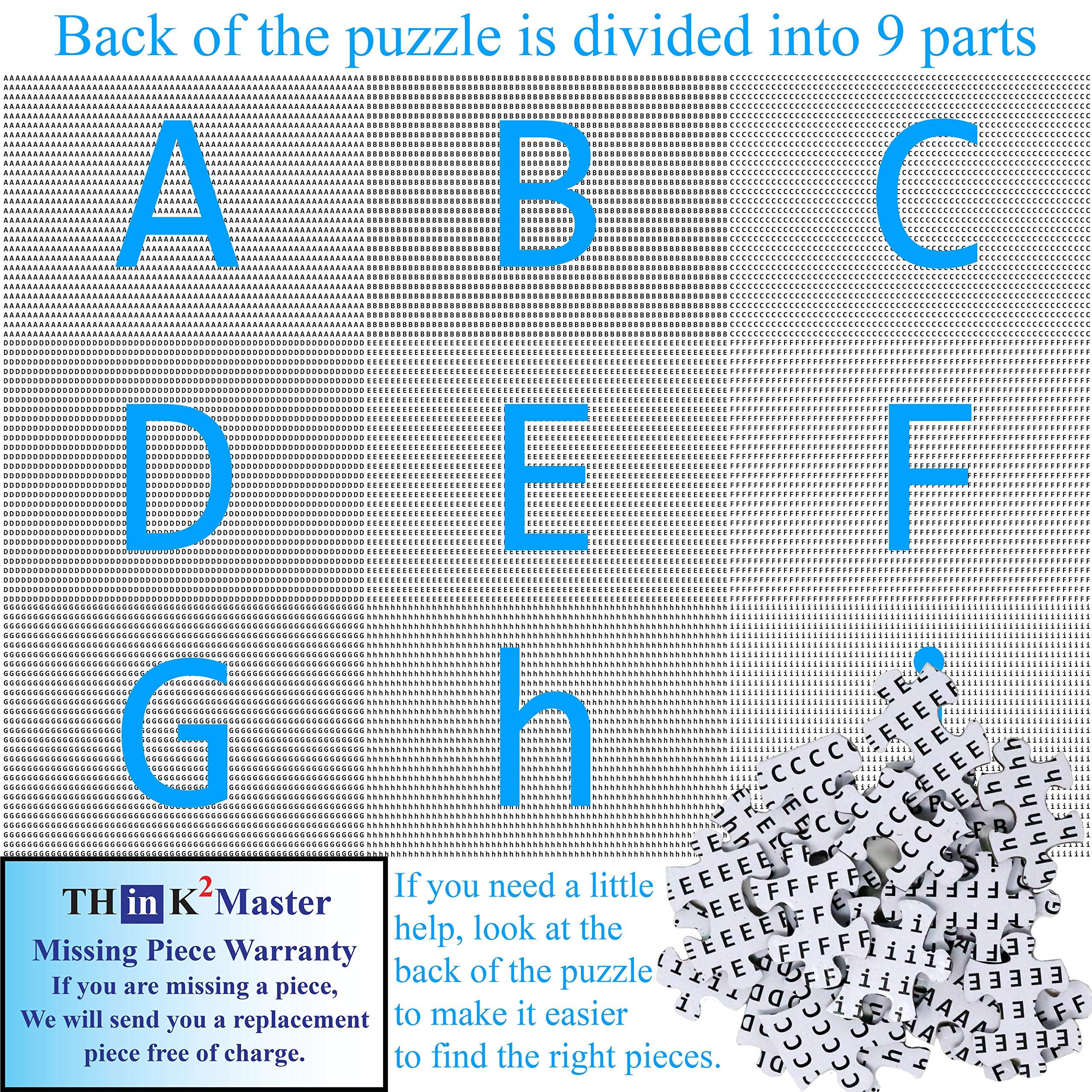 Think2Master USA map puzzle highlighting state colors to aid recognition and memory