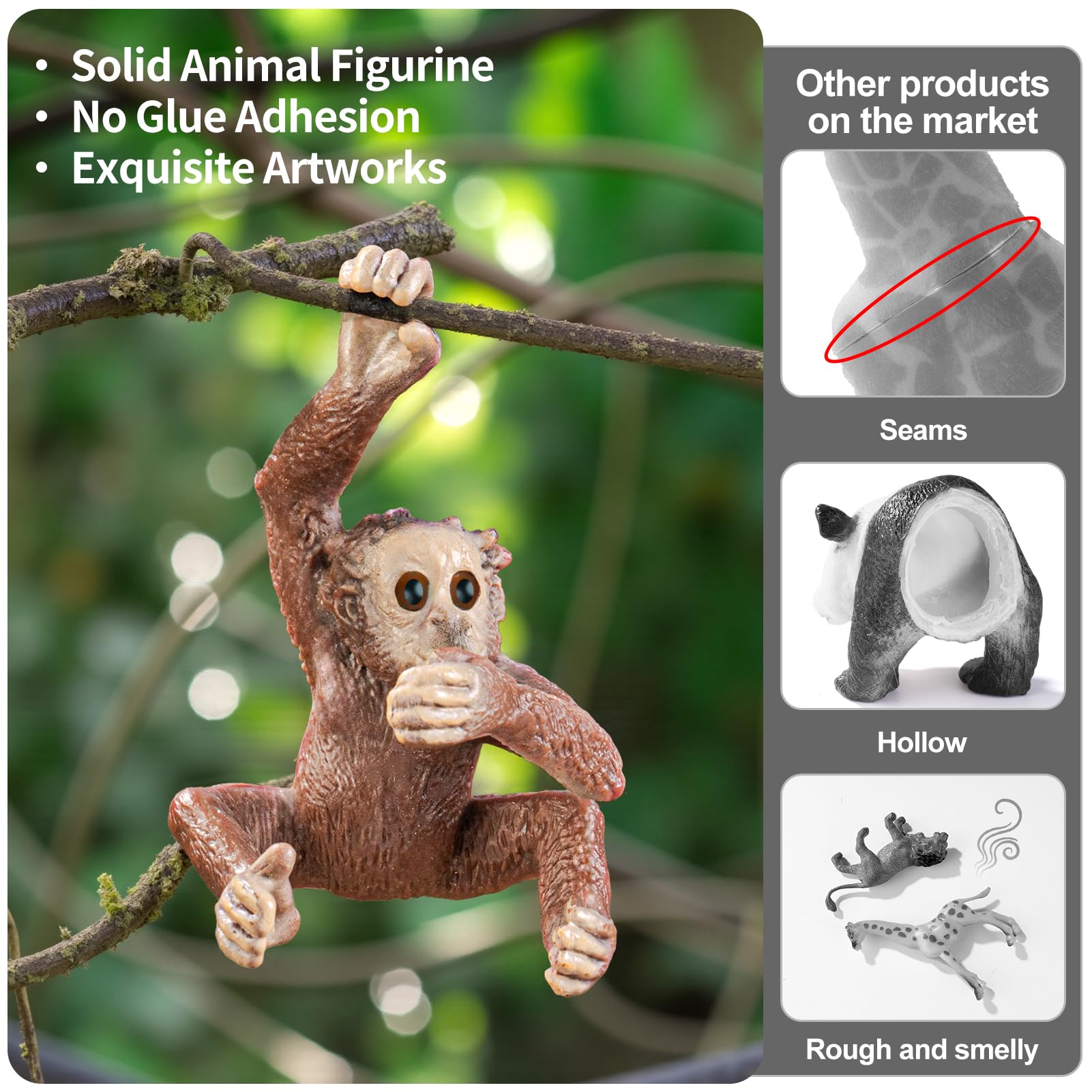 THINKBAY chimpanzee figures boost imaginative play and project ideas