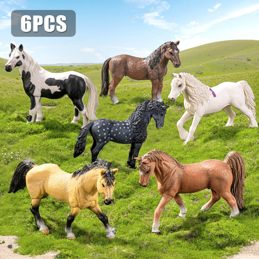 THINKBAY Tennessee mare horse figurine for gentle pretend play