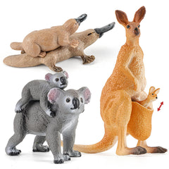 THINKBAY Australian koala with cub figurine for imaginative play