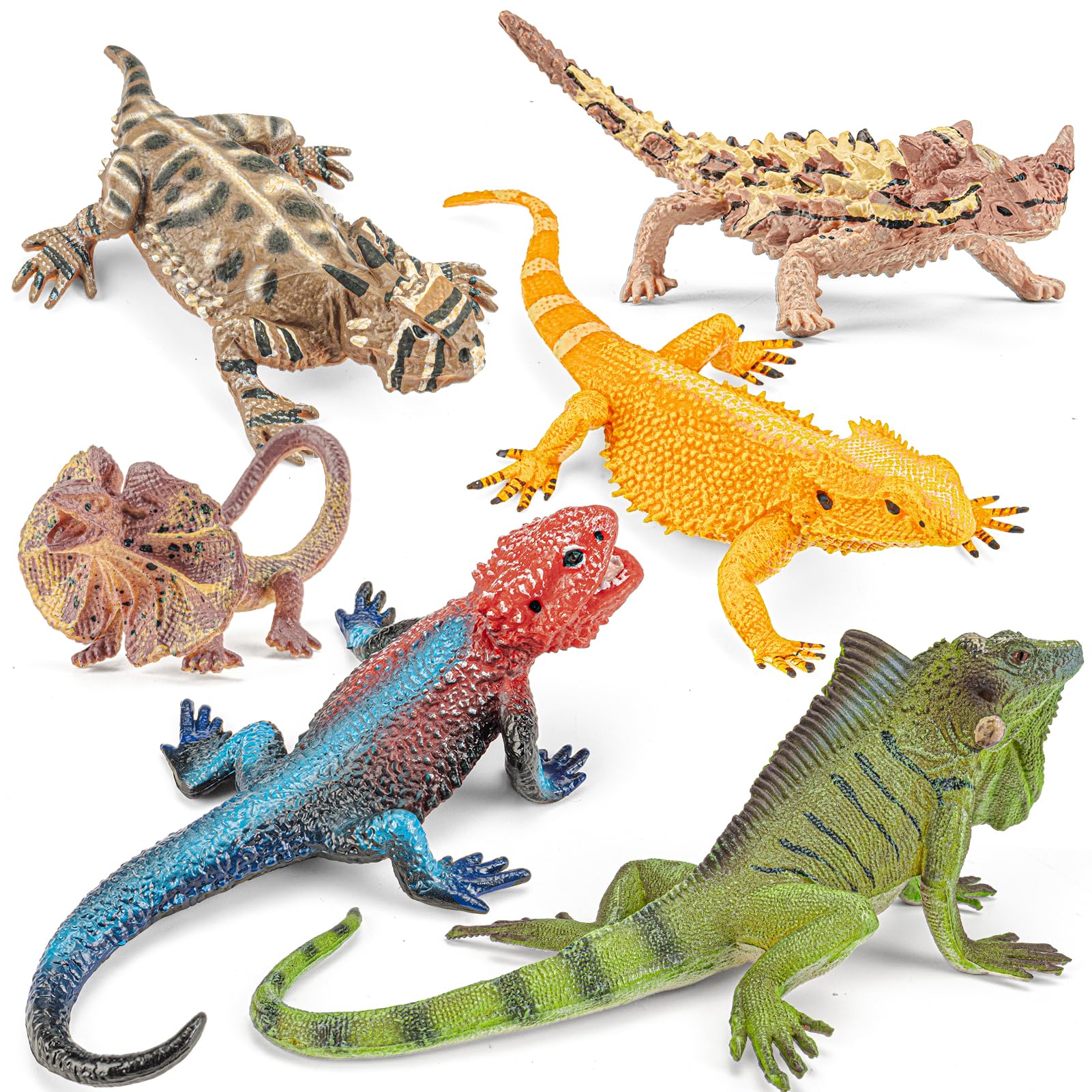 ThinkBay Bearded Dragon figure for imaginative play and hands on learning