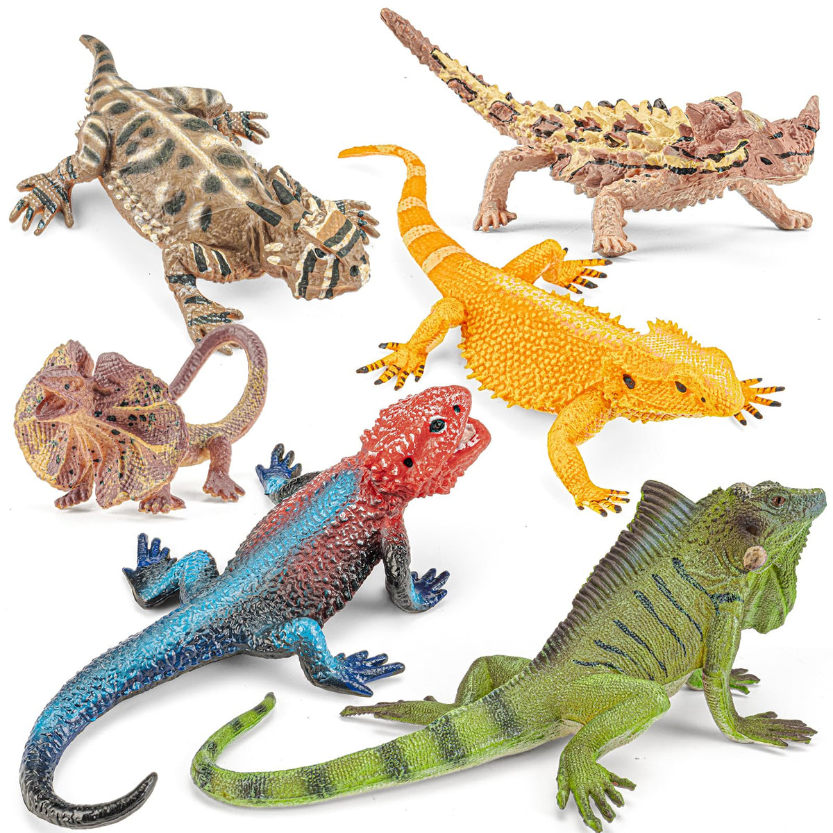 ThinkBay Bearded Dragon figure for imaginative play and hands on learning