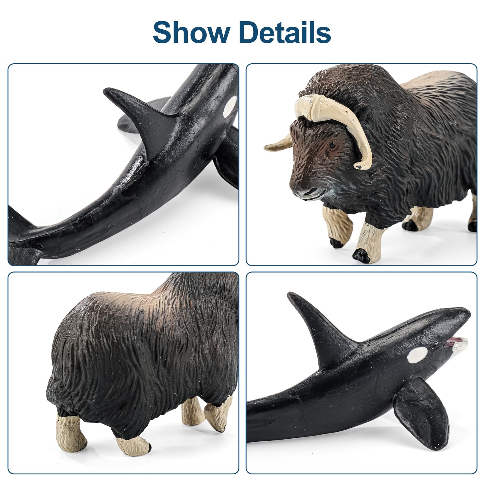 THINKBAY Beluga whale figurine brightens shelves and learning displays.