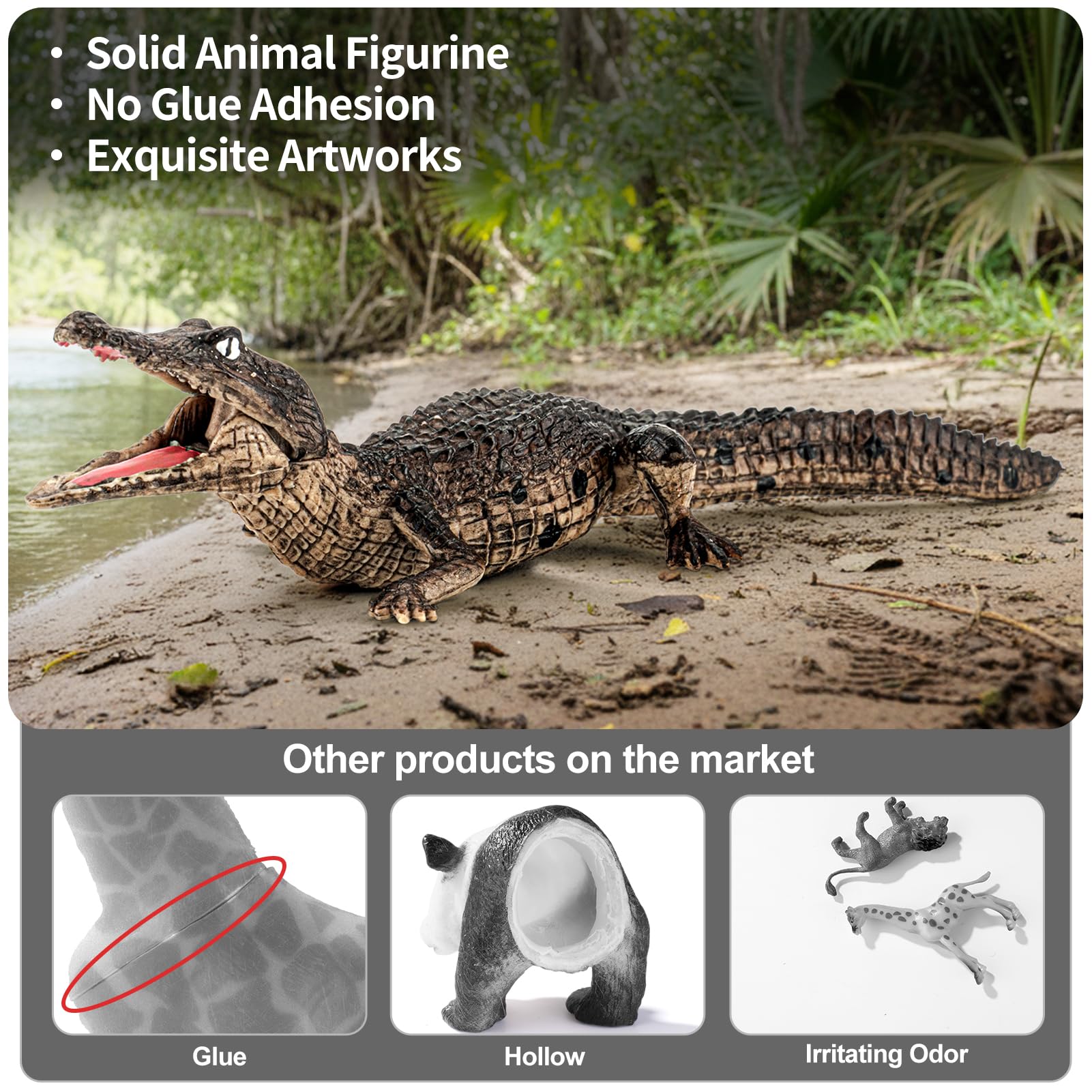 THINKBAY chameleon figure highlights color-changing camouflage in play.