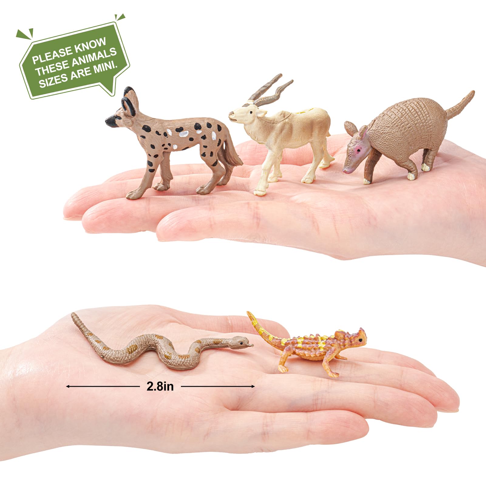 THINKBAY golden jackal figurine enhances wildlife scenes and educational displays