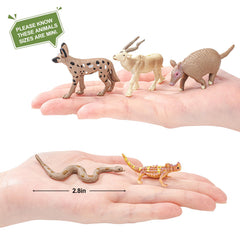 THINKBAY golden jackal figurine enhances wildlife scenes and educational displays