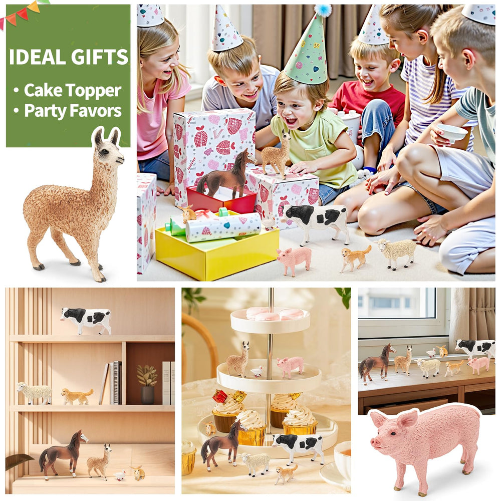 THINKBAY alpaca figurine inspires gentle, cozy storytelling and friendship play.
